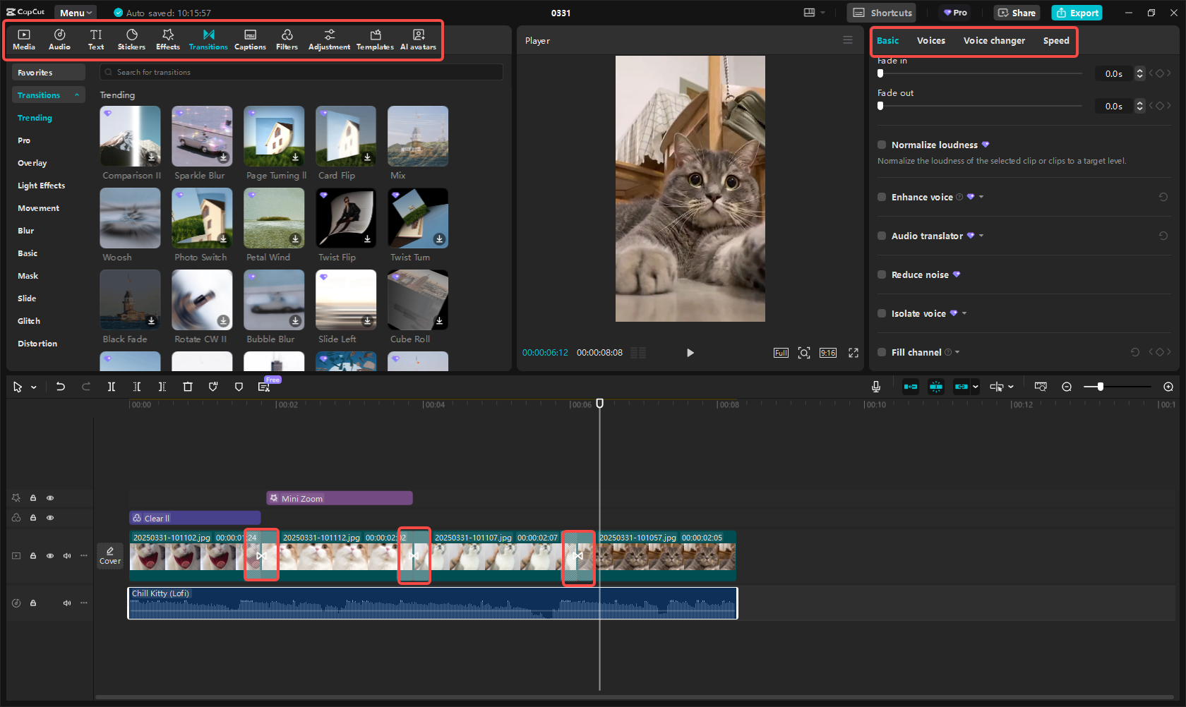 Редагувати слайд-шоу Facebook