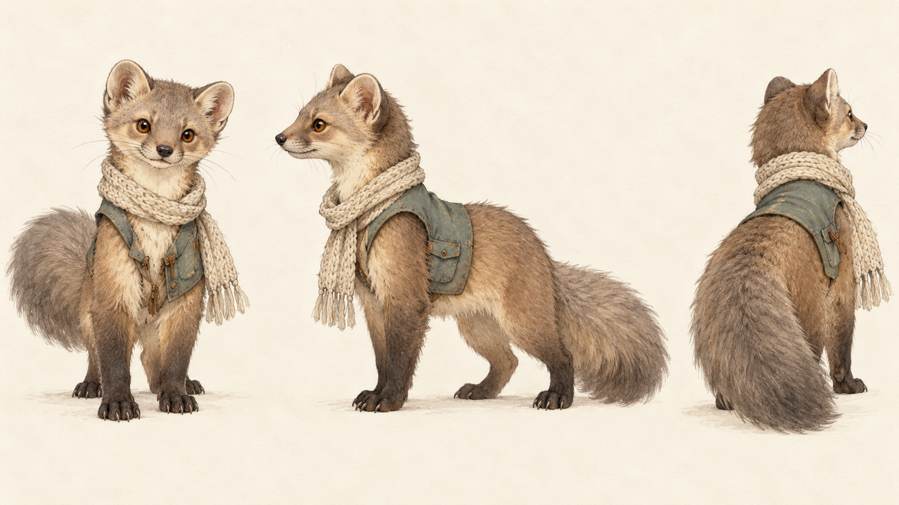 Estudio de personajes: dirección creativa ilustrativa
