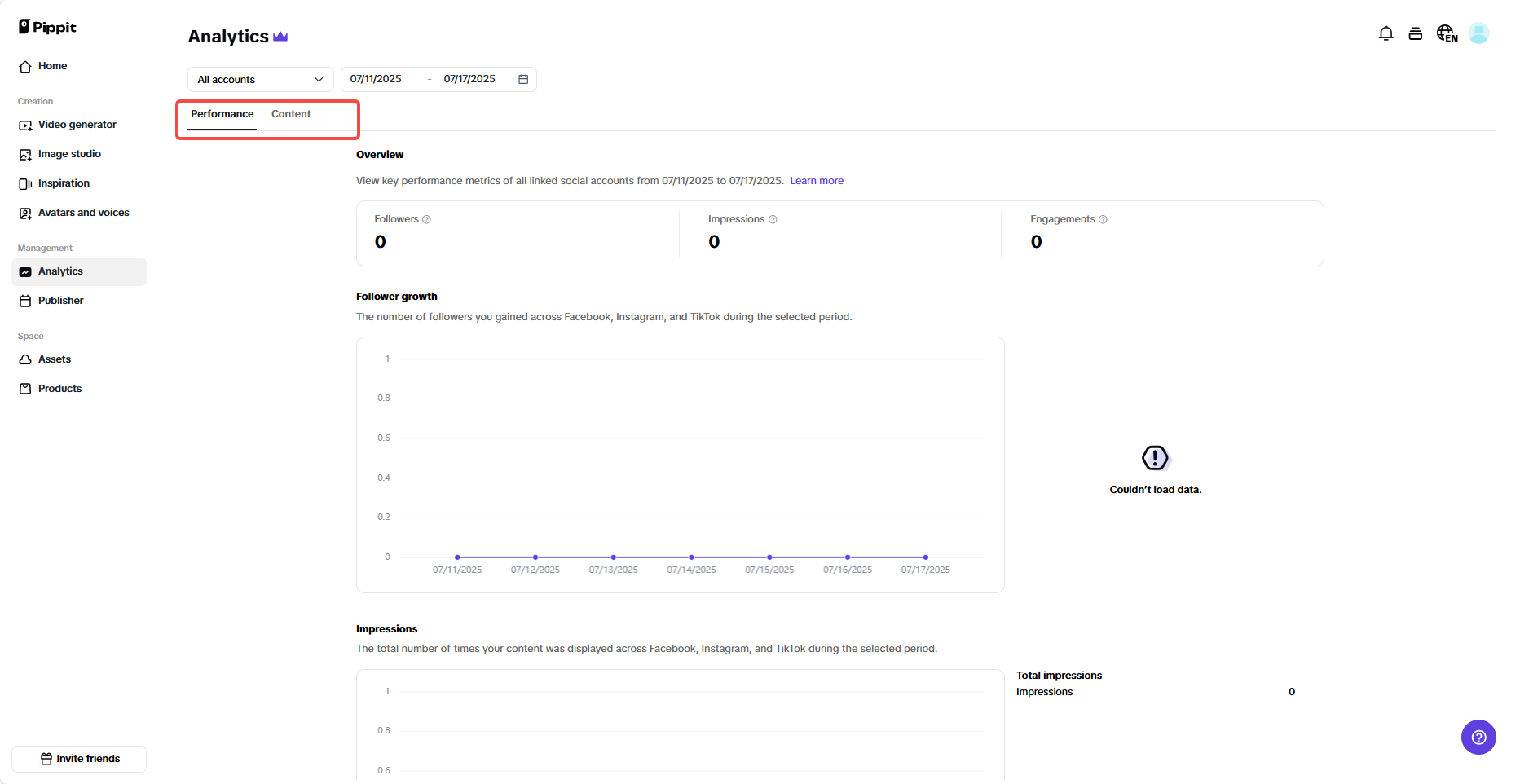 Monitorar desempenho