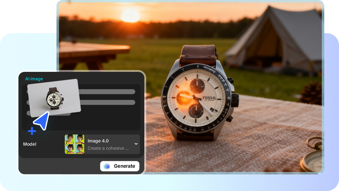 Azonnali AI háttérgenerátor a CapCut-ban