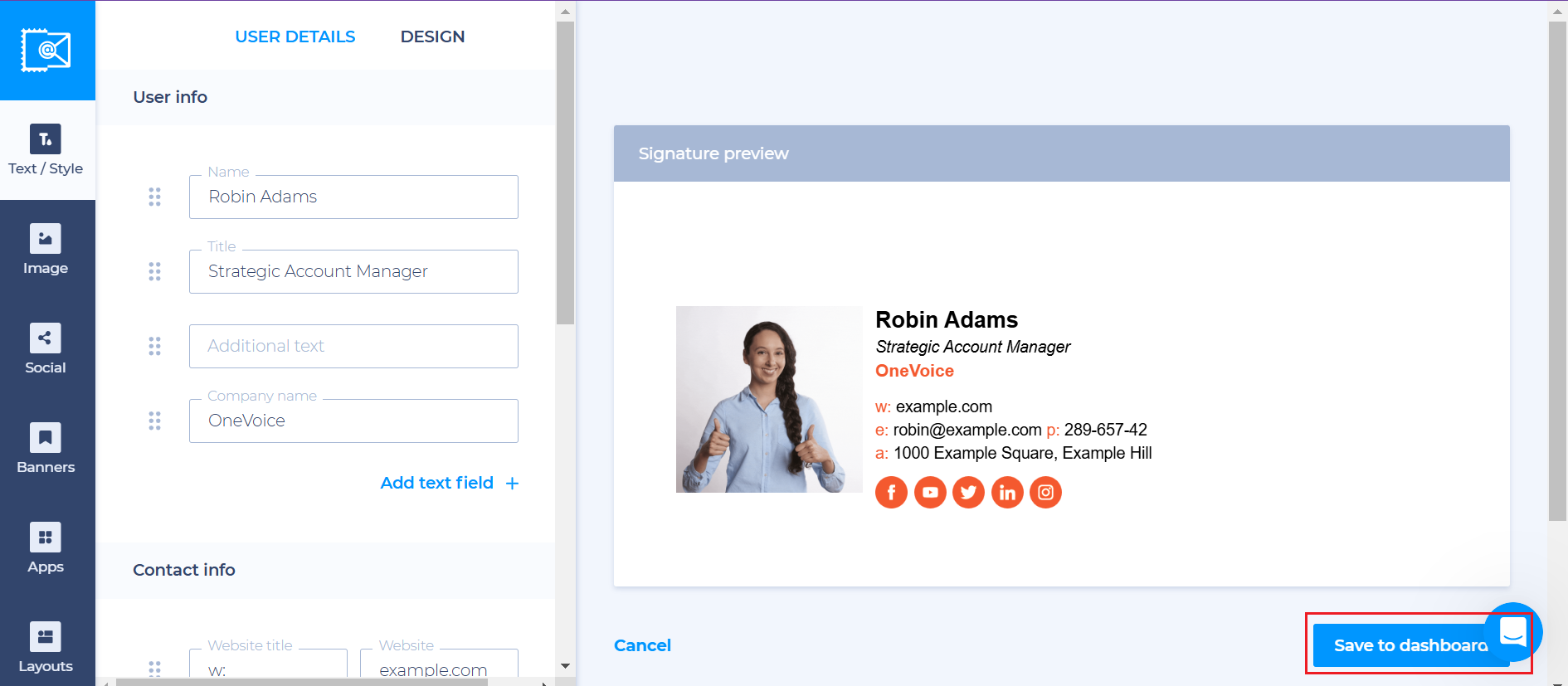free business email signature