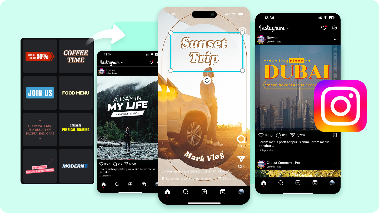 fon baru cerita instagram