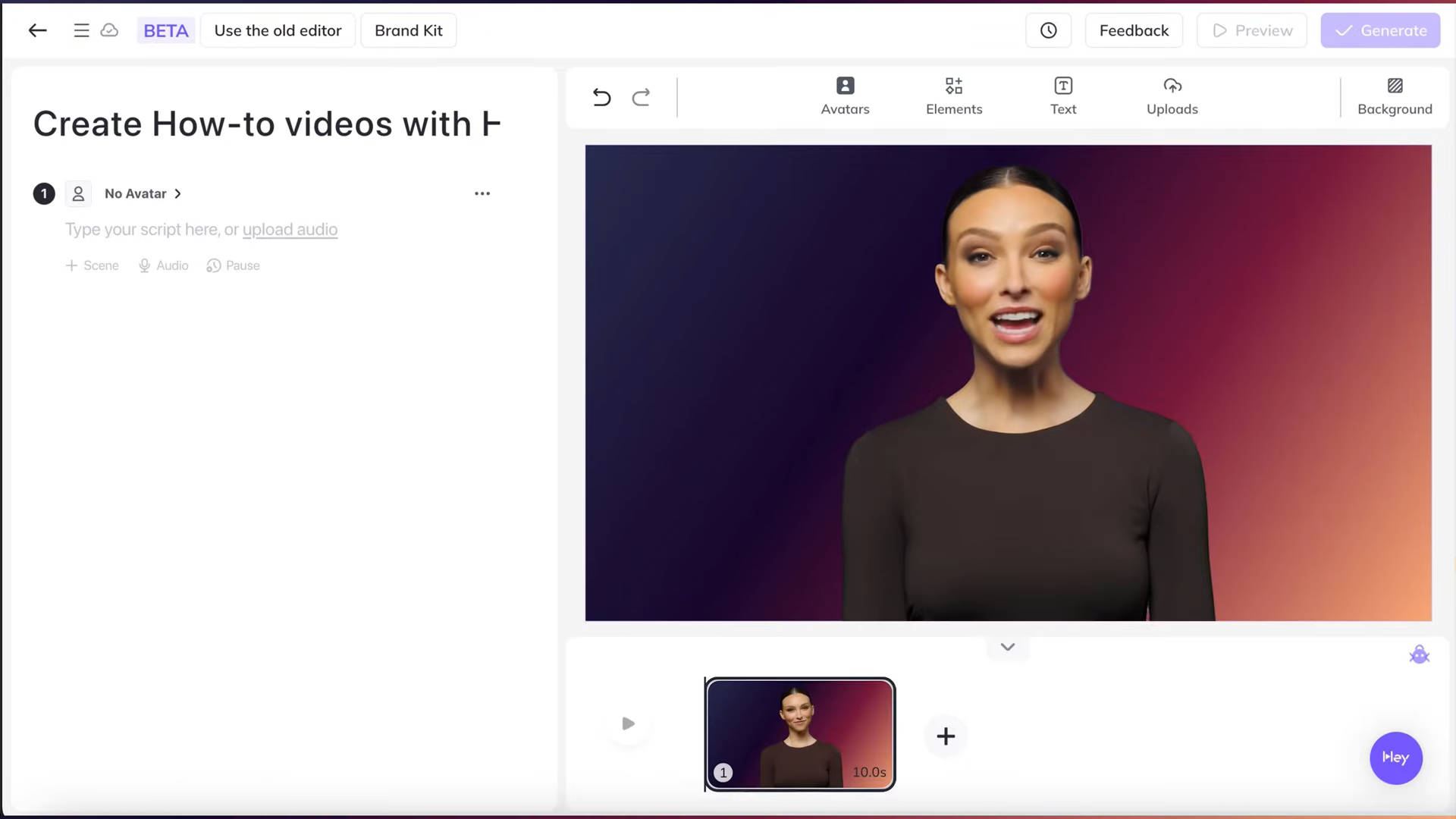 HeyGen story generator
