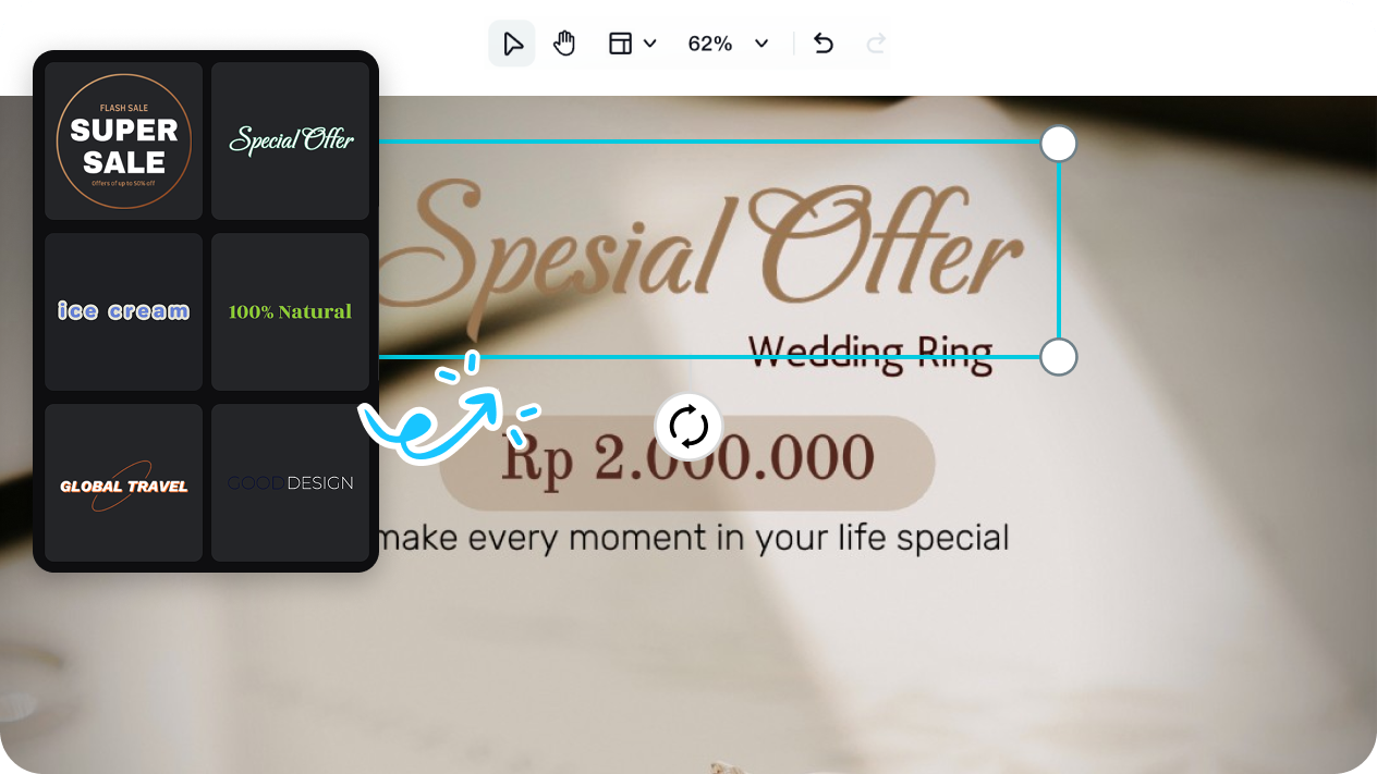 Extensive font and style customization options 