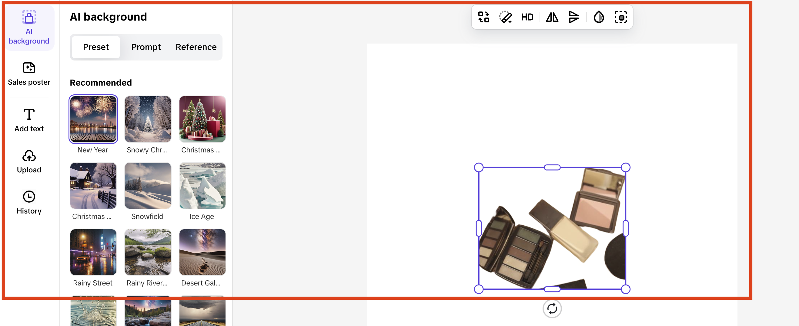 Edição de imagem avançada