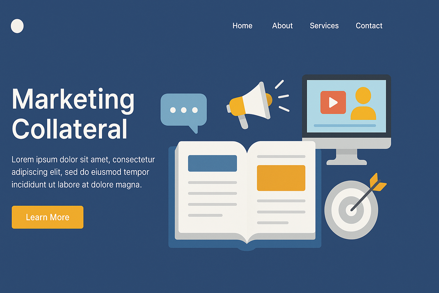 Landing pages & microsites as marketing collateral