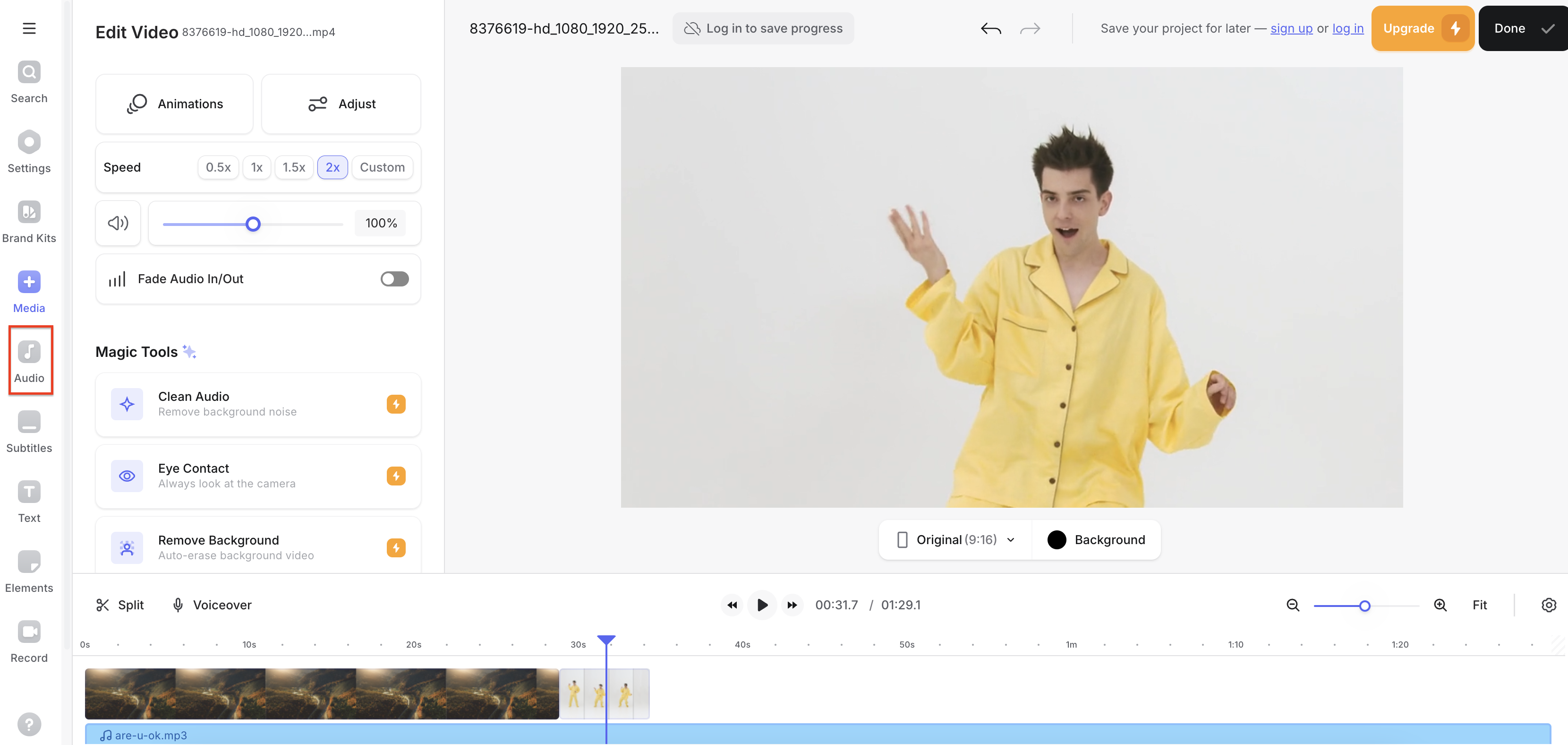 Add audio to GIF