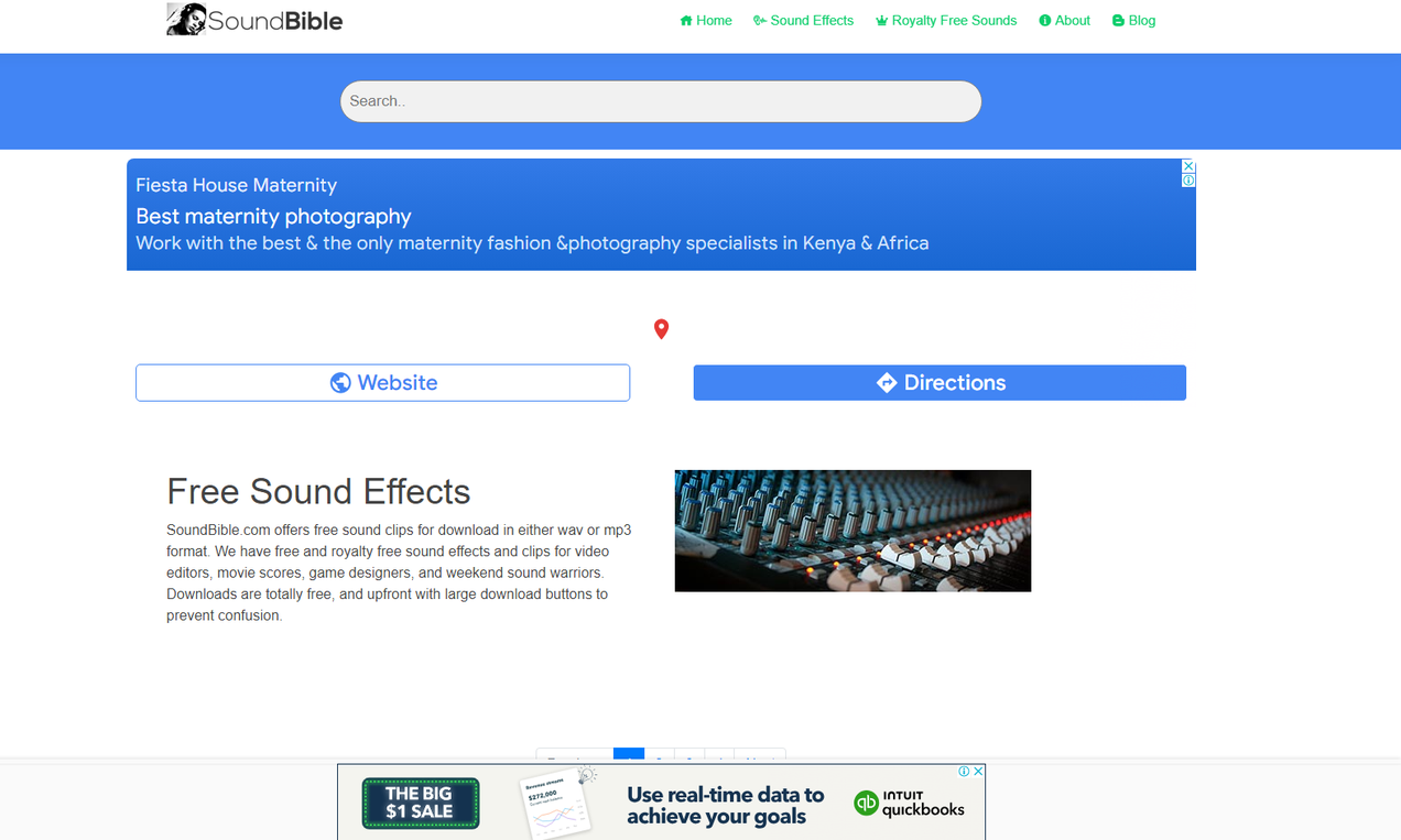 free sound effects from Sound Bible