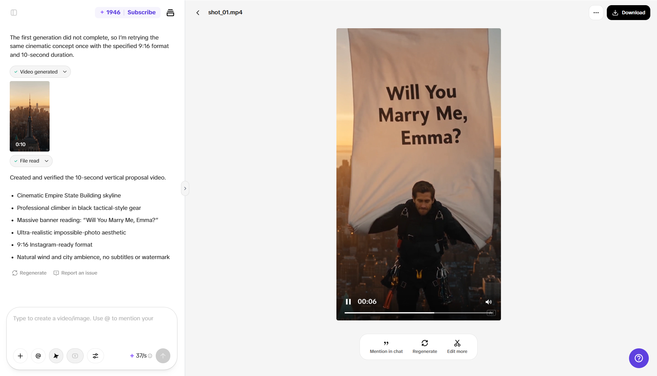 Pippit video editor refine proposal video captions music