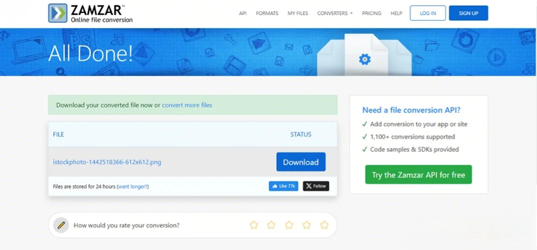 libreng JPEG sa PNG converter