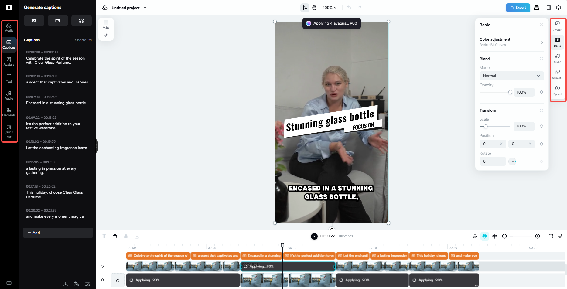 Edit and customize your content