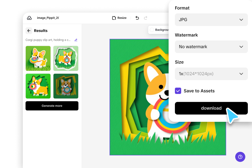 Download your design