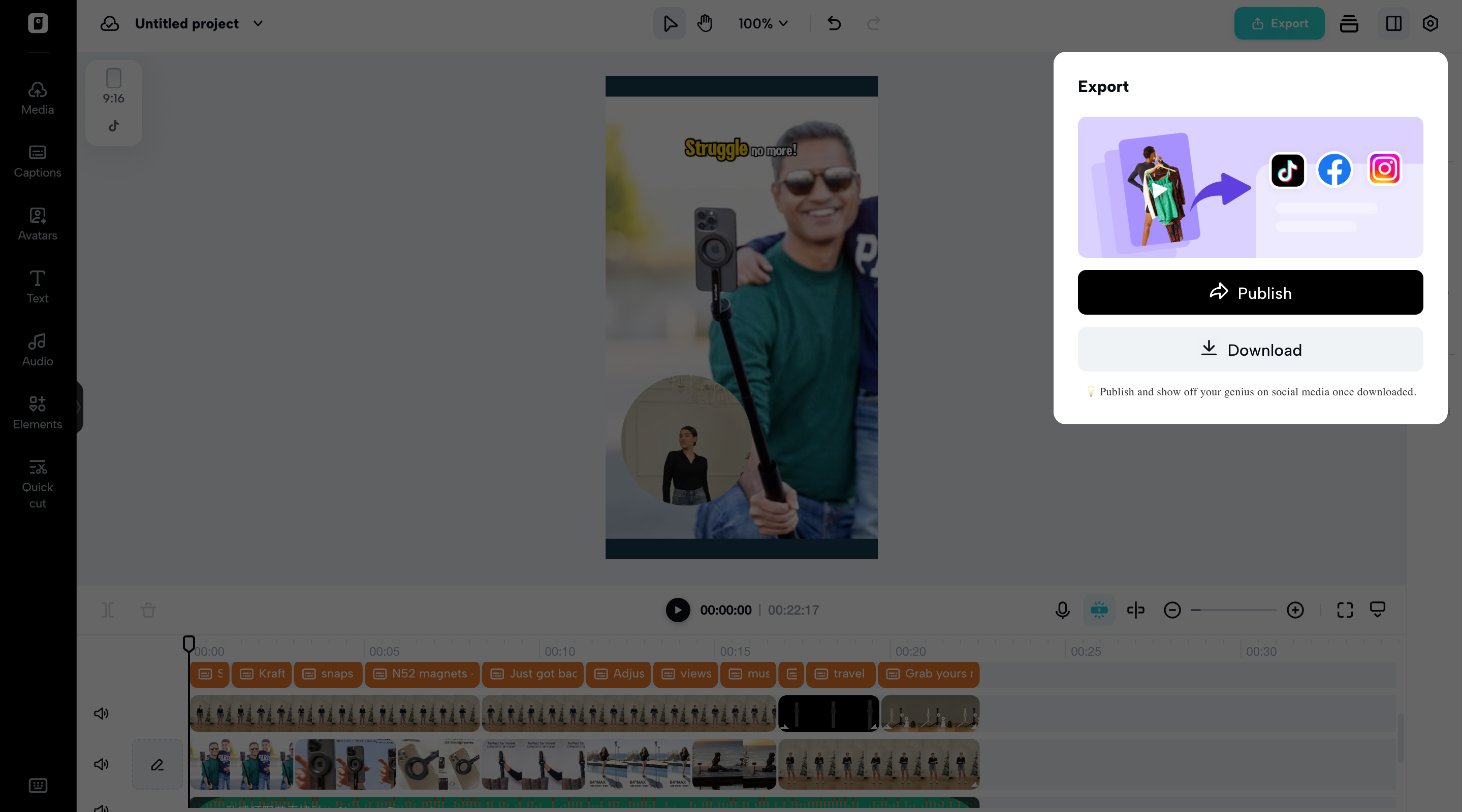 Export your business video