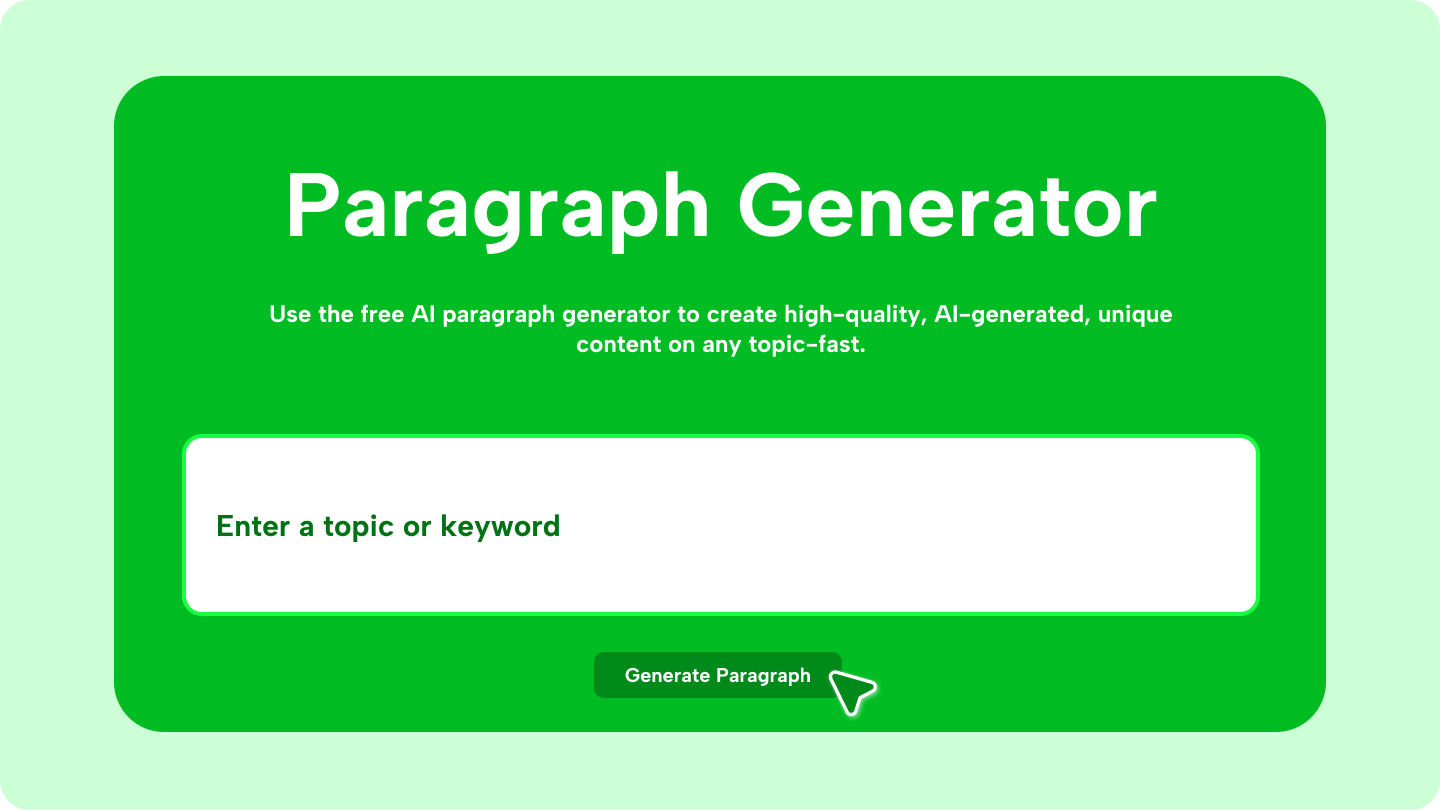 paragraph generator
