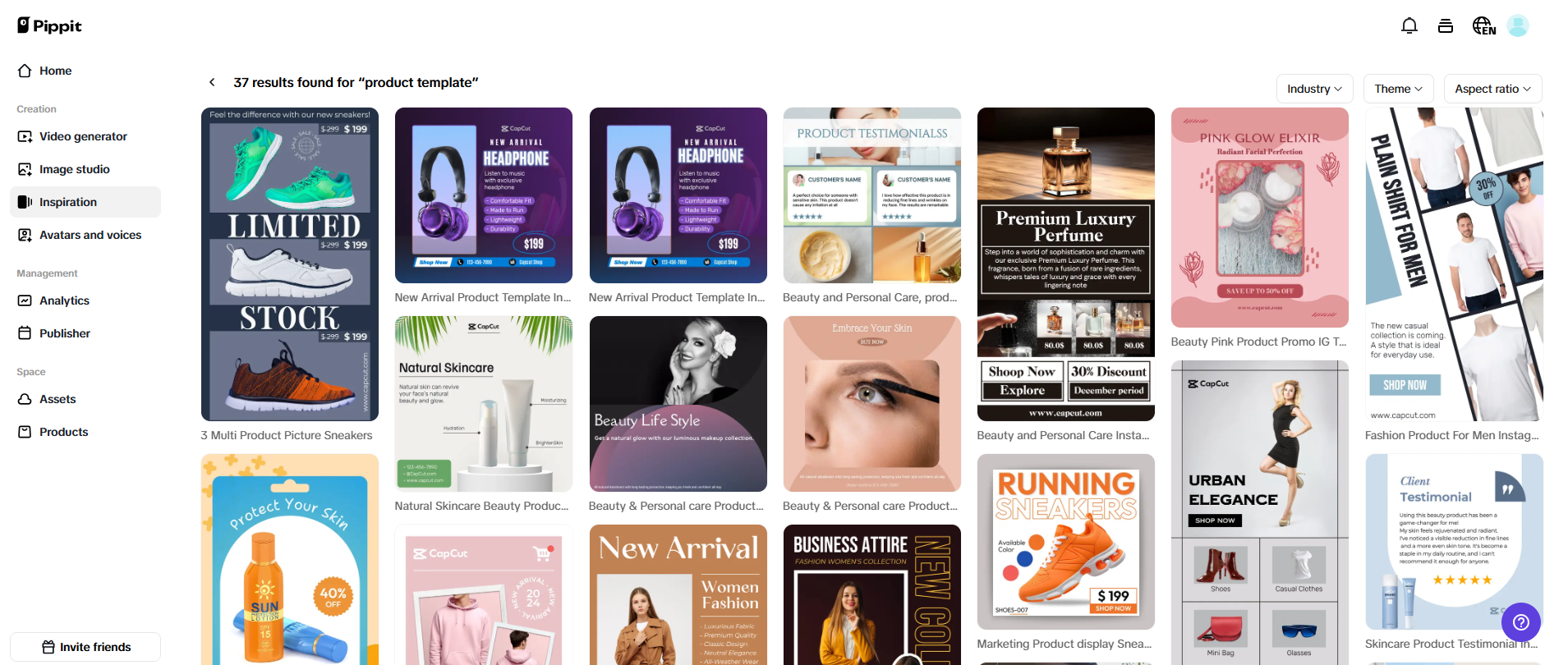 Customizable templates