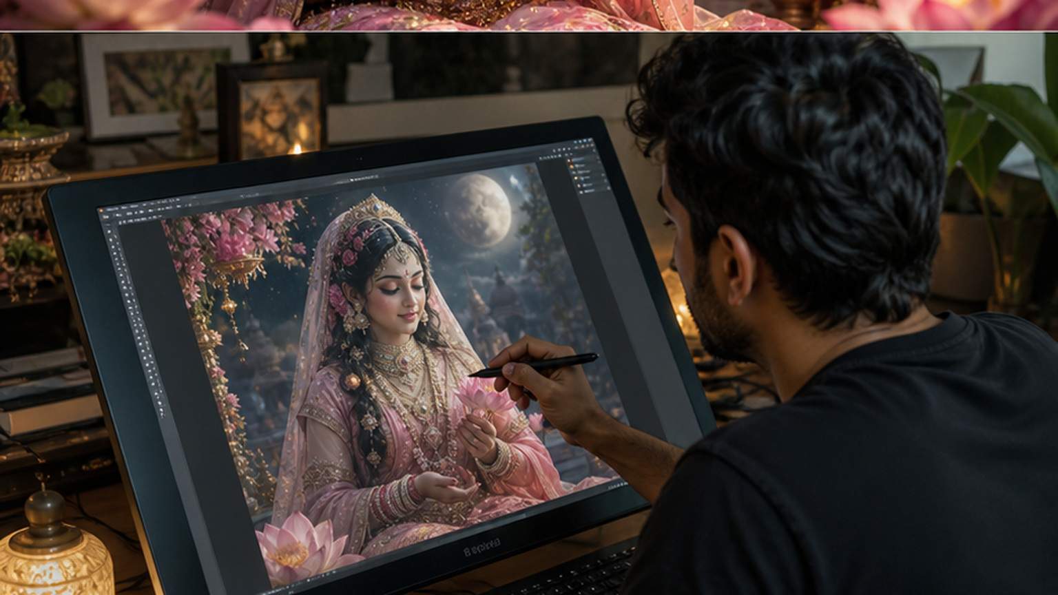 prompt seen radha rani hero image