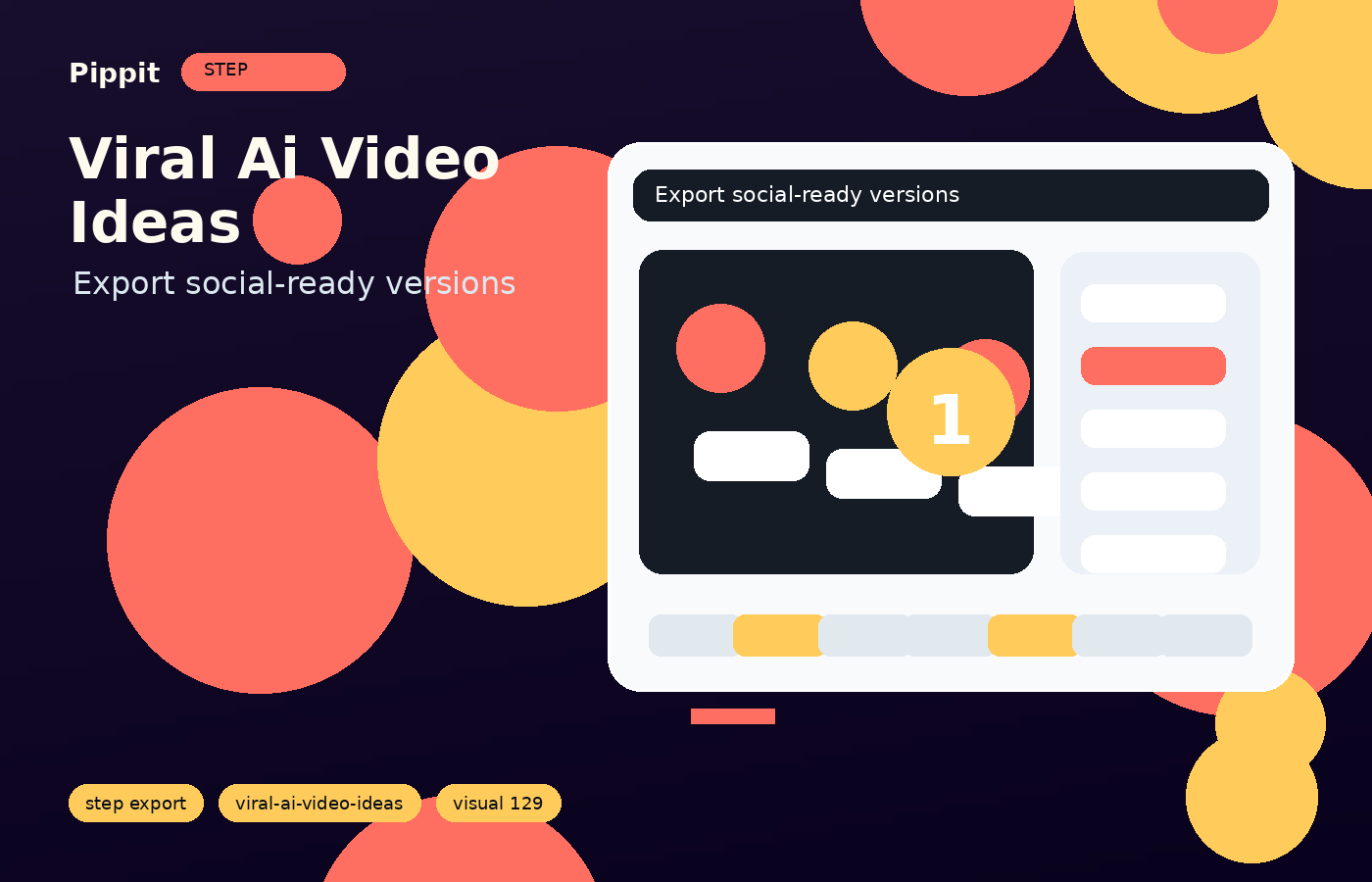 viral ai video ideas export and variants workflow in Pippit
