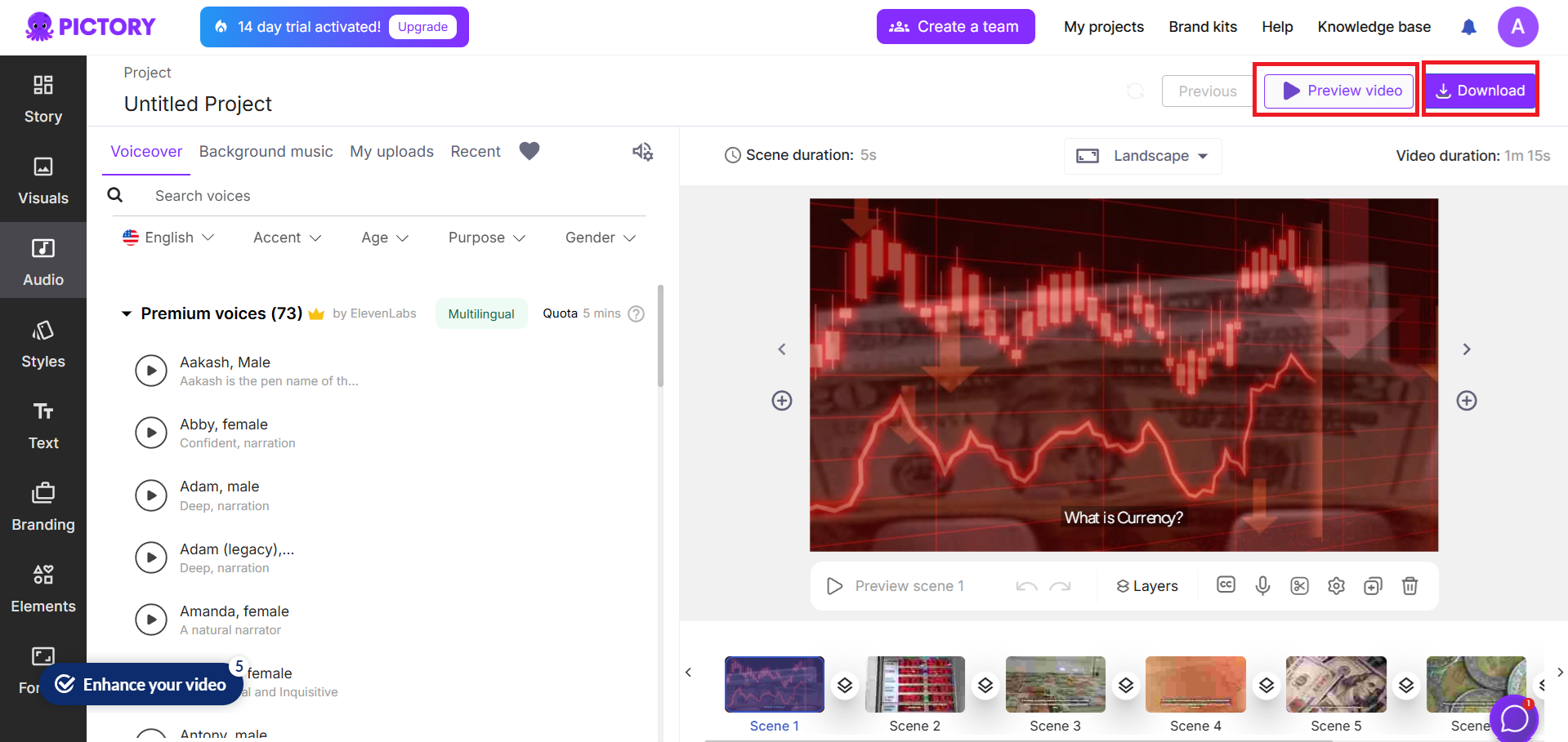 預覽和匯出您的影片