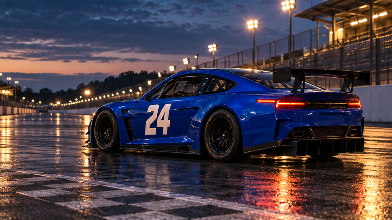 Unforgettable Car Trend: Number 24 AI Racing Video | Dreamina