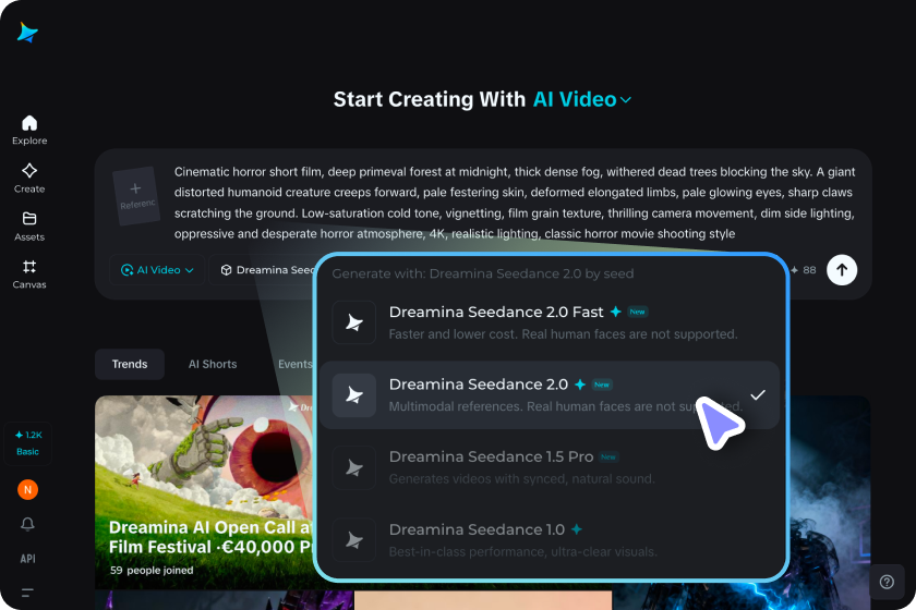 Customize horror video settings