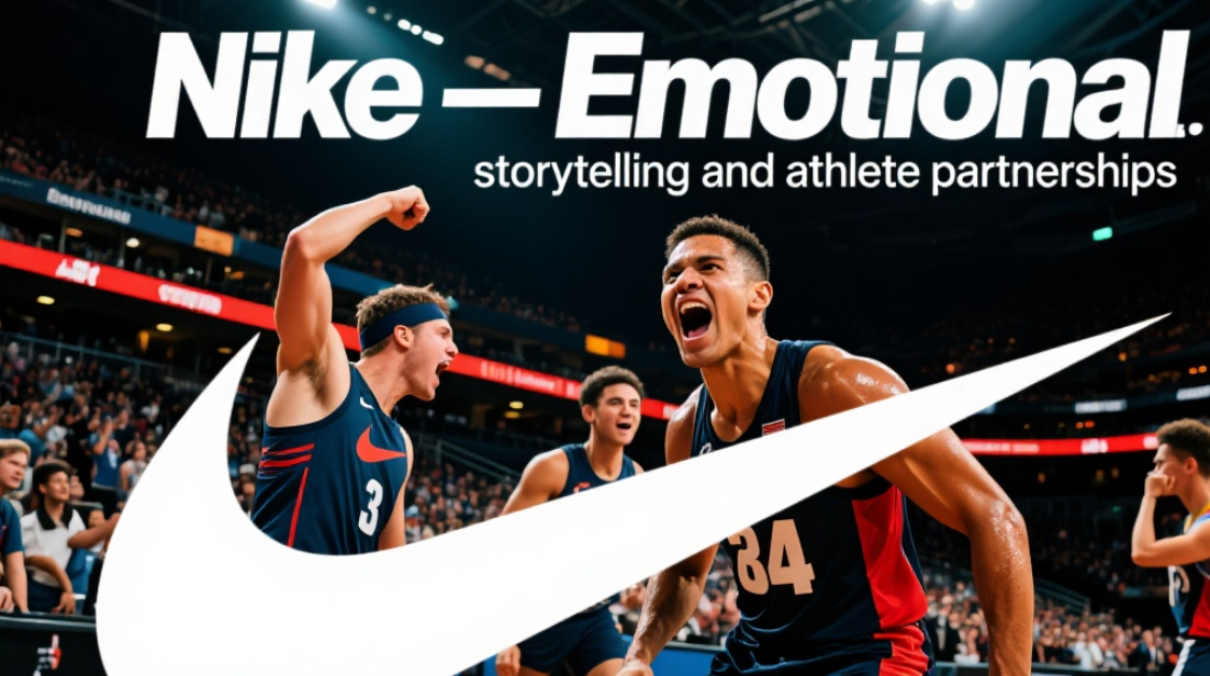 Emotional storytelling & athletic partnerships