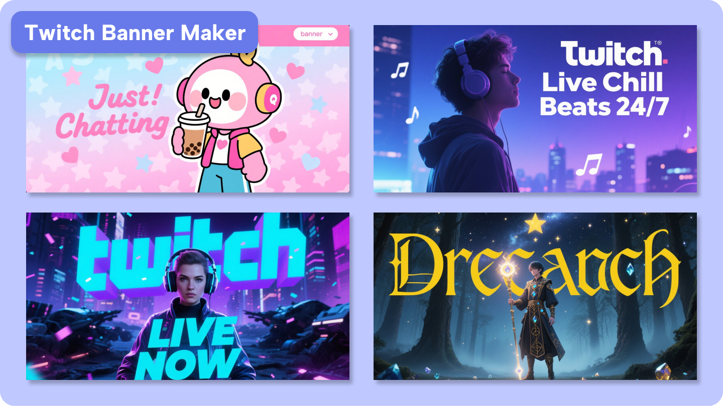 twitch создатель баннеров