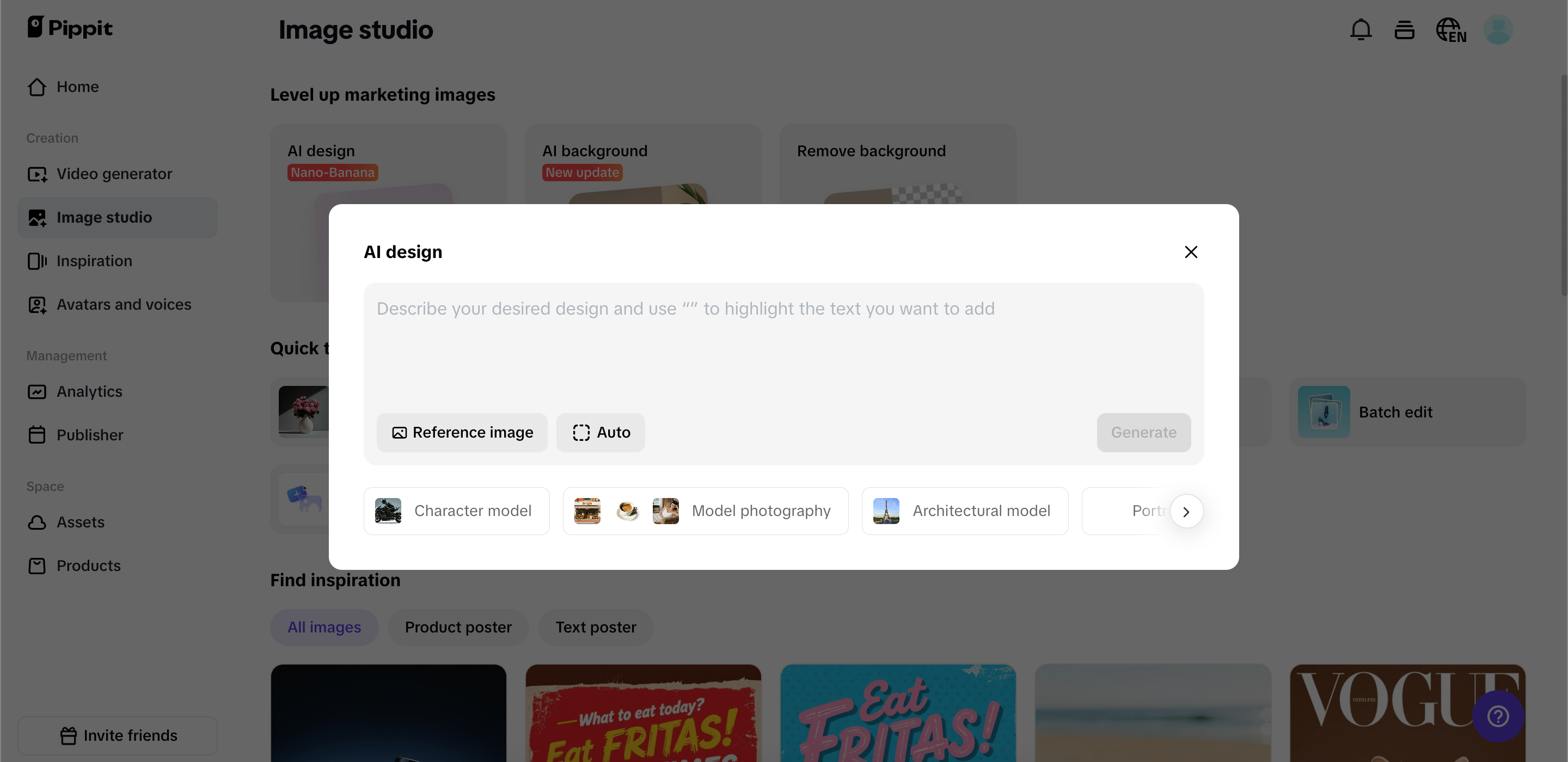 Add prompts and generate