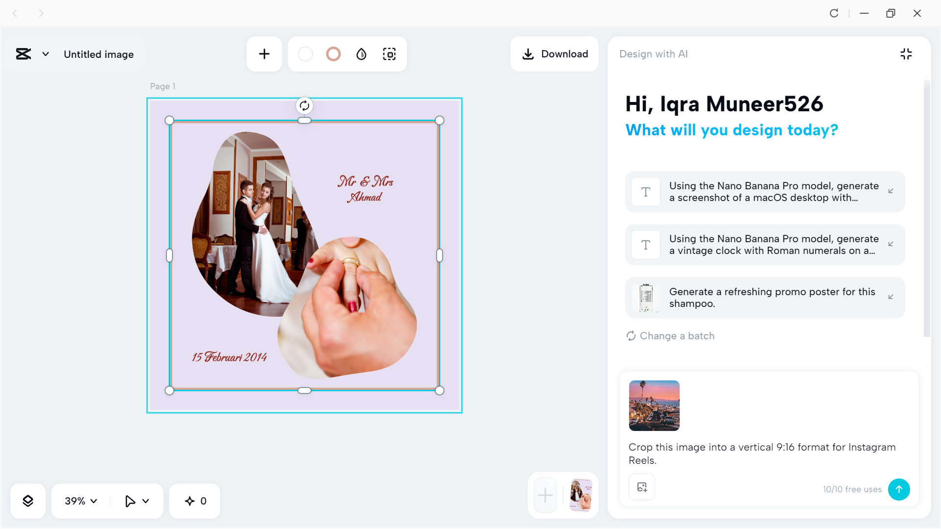 CapCut desktop video editor - an alternative option to make a photo montage