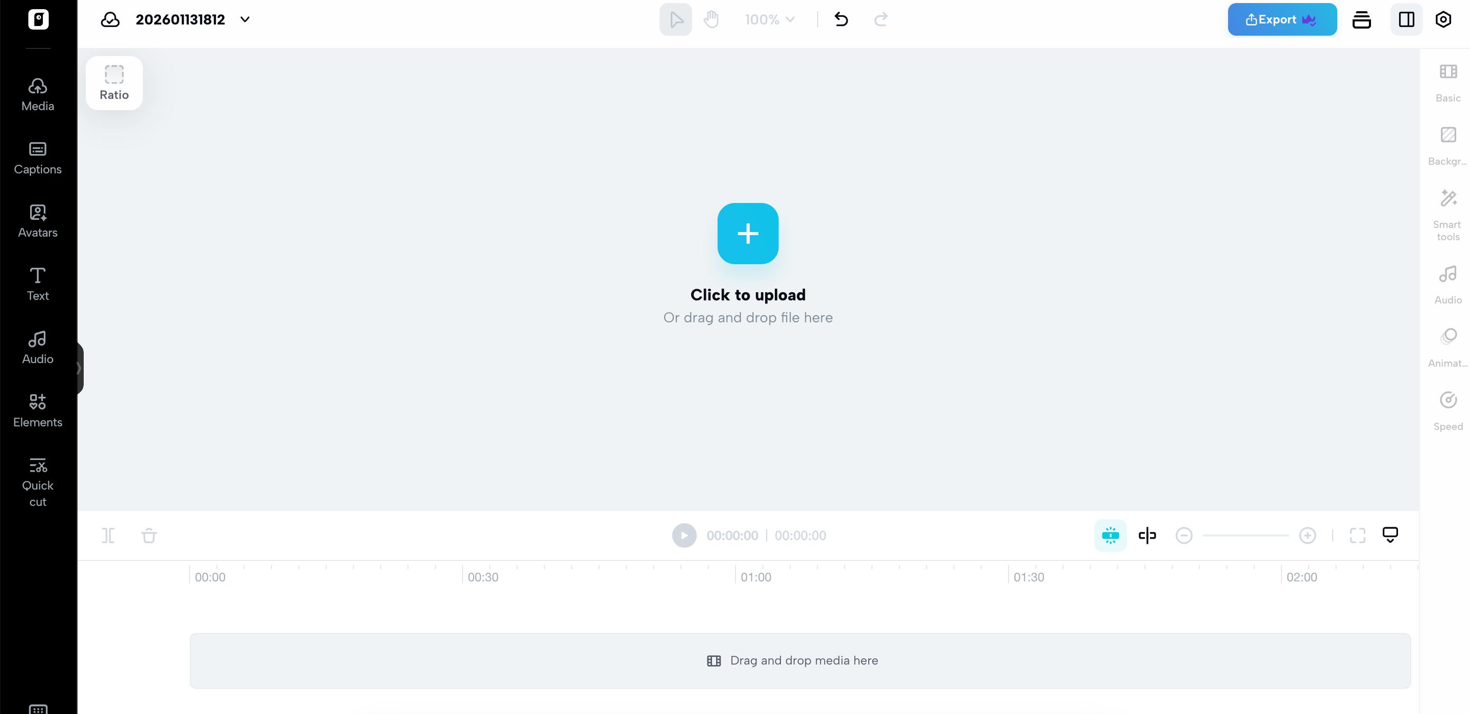 Upload your media