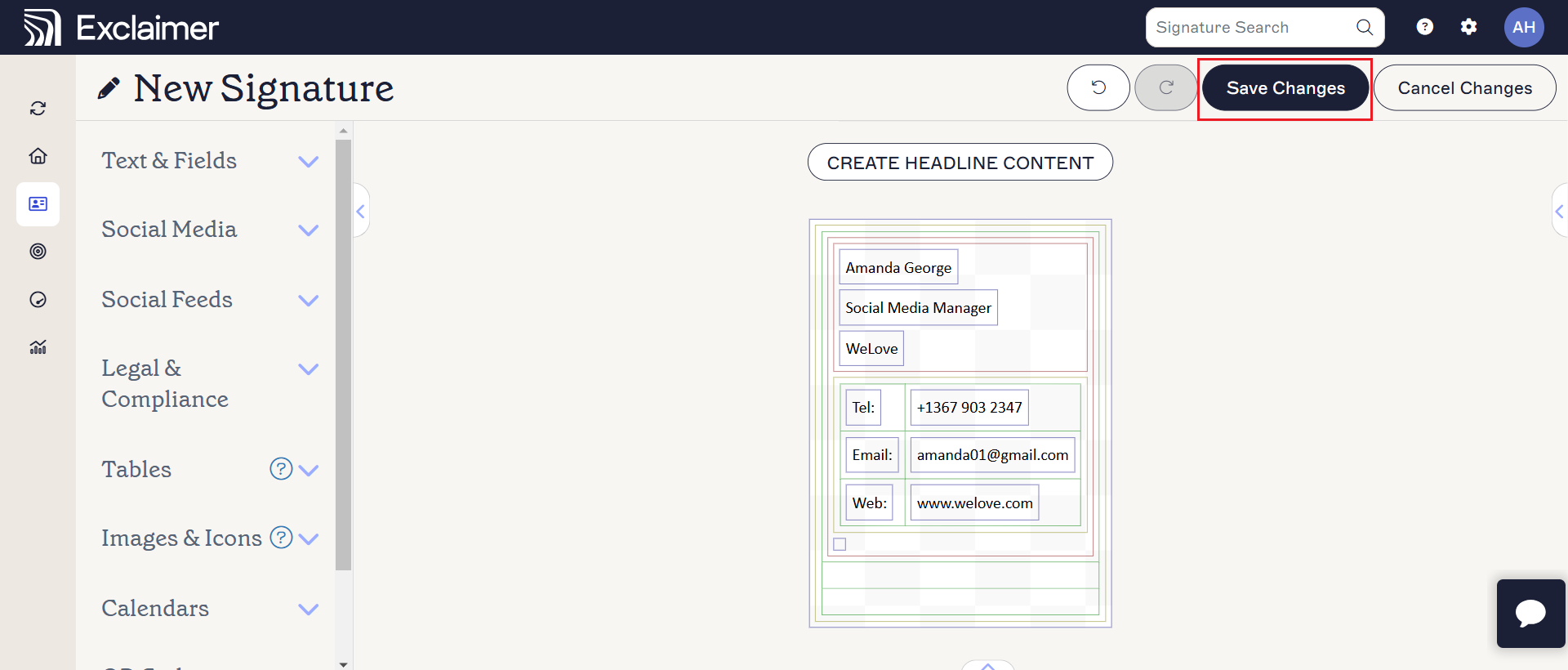 how to create a business email signature