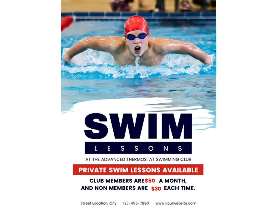 Professional swim lessons for all levels