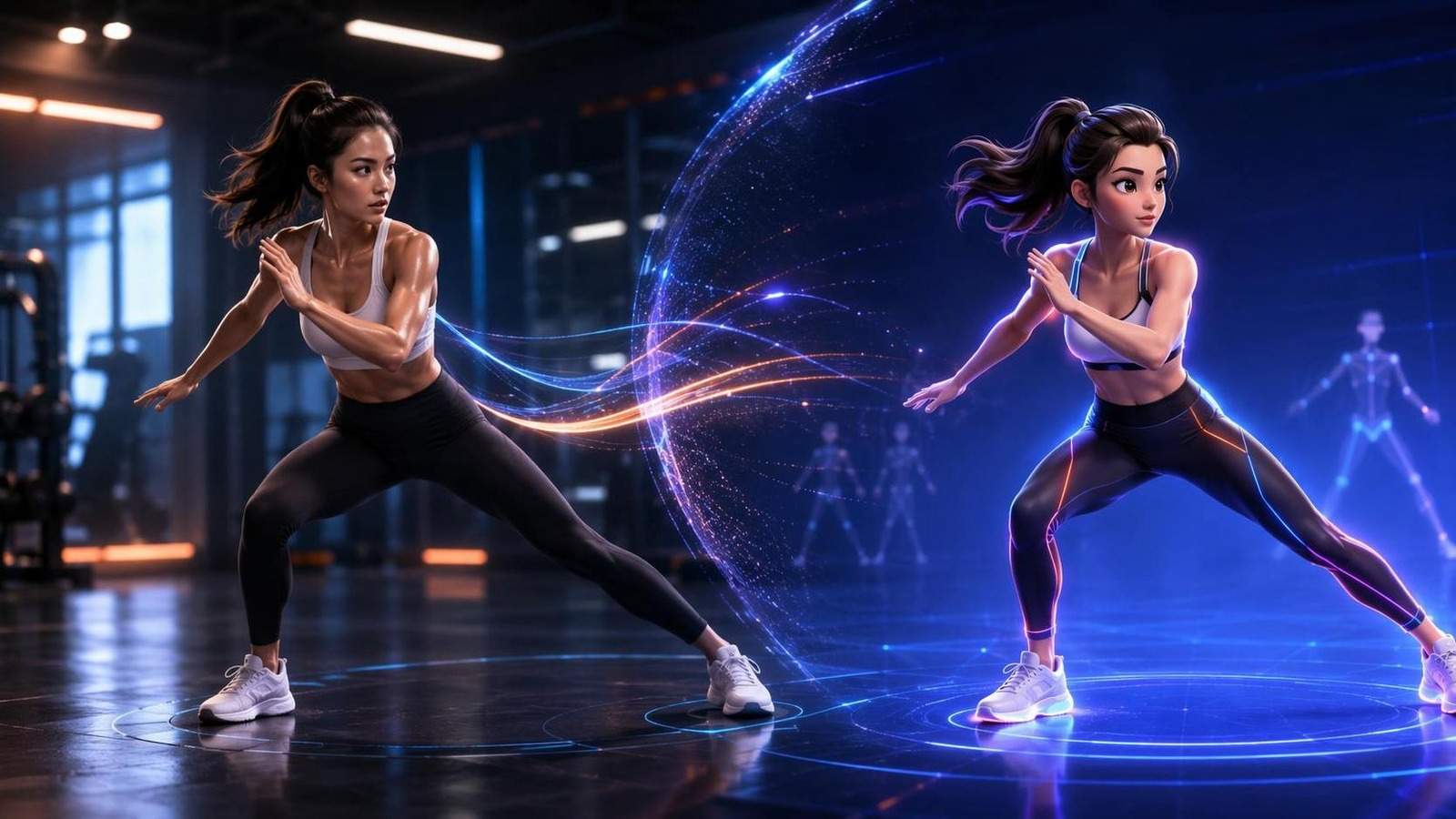 workout motion transfer AI template cover