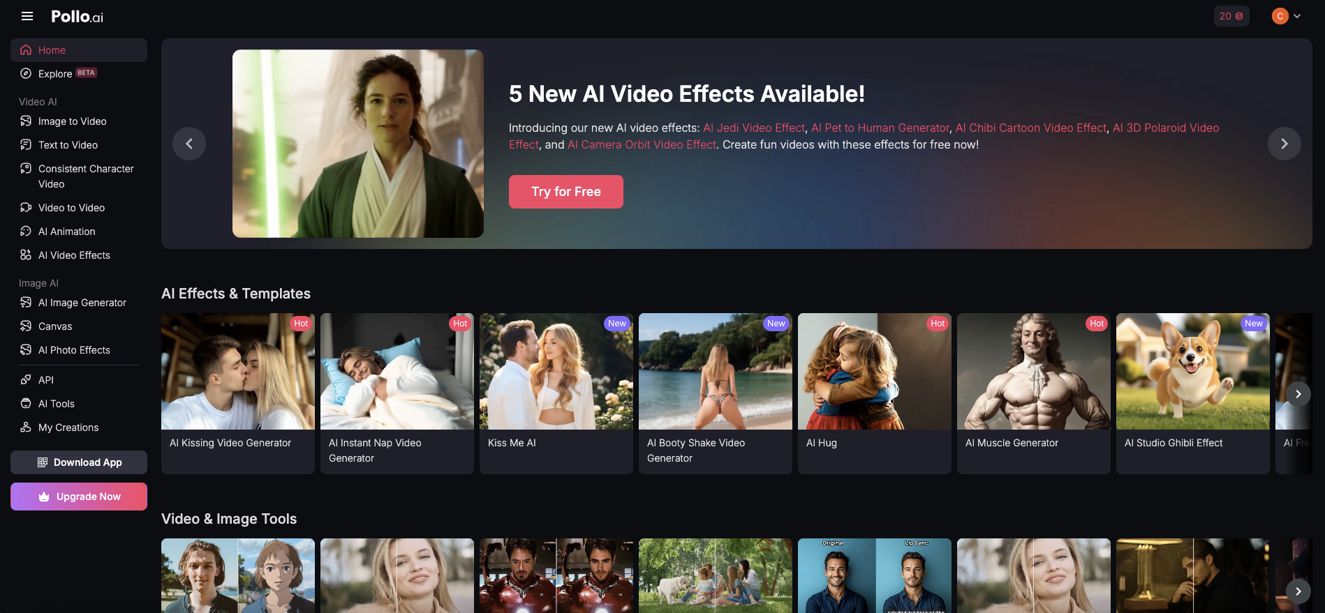 Gerador de IA vídeo Pollo