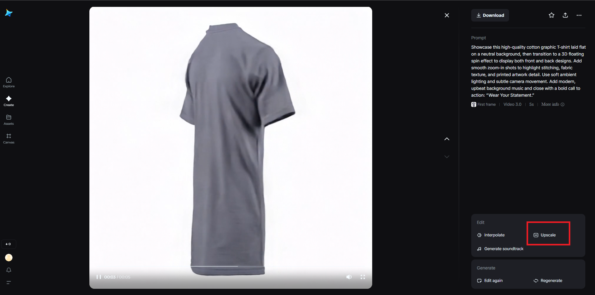 Podnieś rozdzielczość