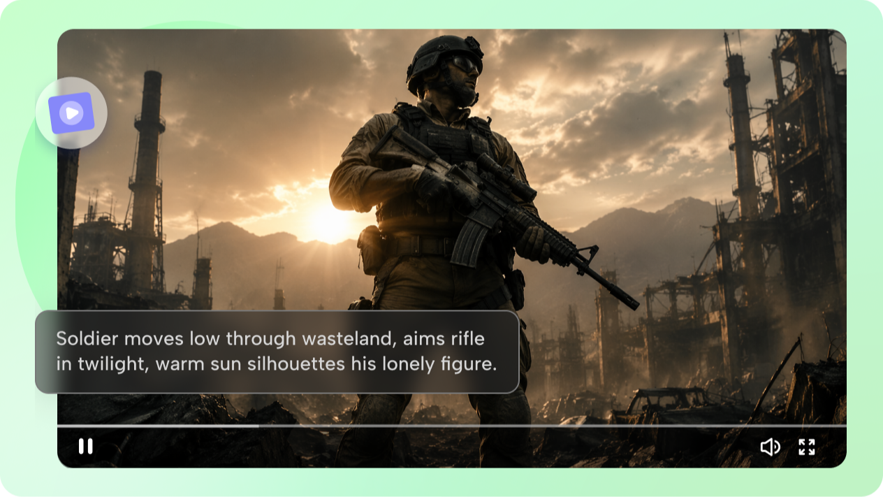 Generieren von Filmszenen-Clips aus schriftlichen Beschreibungen