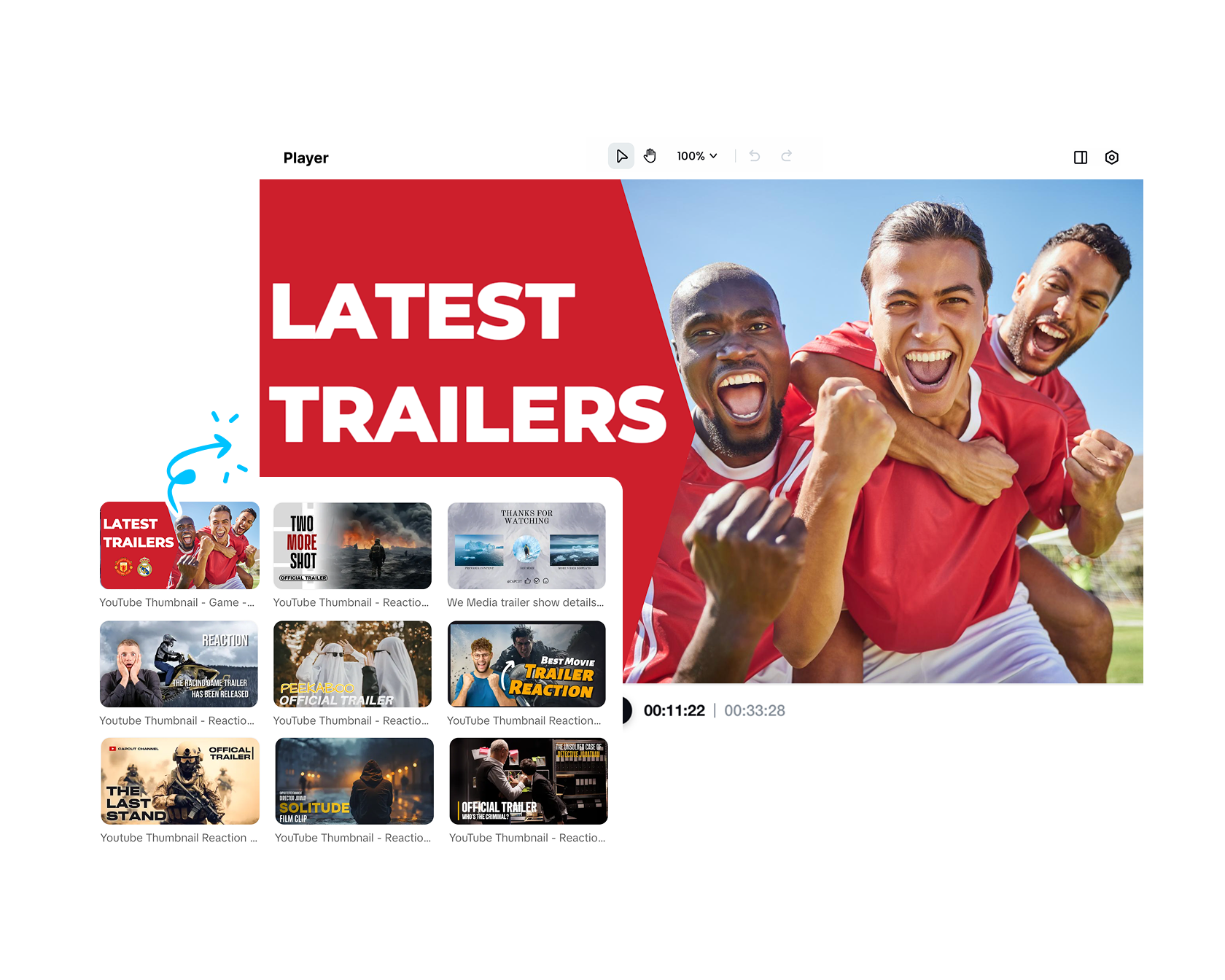 Conceptual interface of Pippit's Smart Creation feature delivering daily automated video content suggestions.