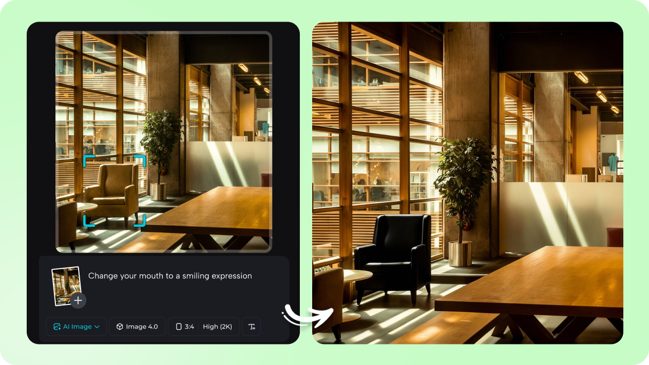 rafinați cu editare interactivă