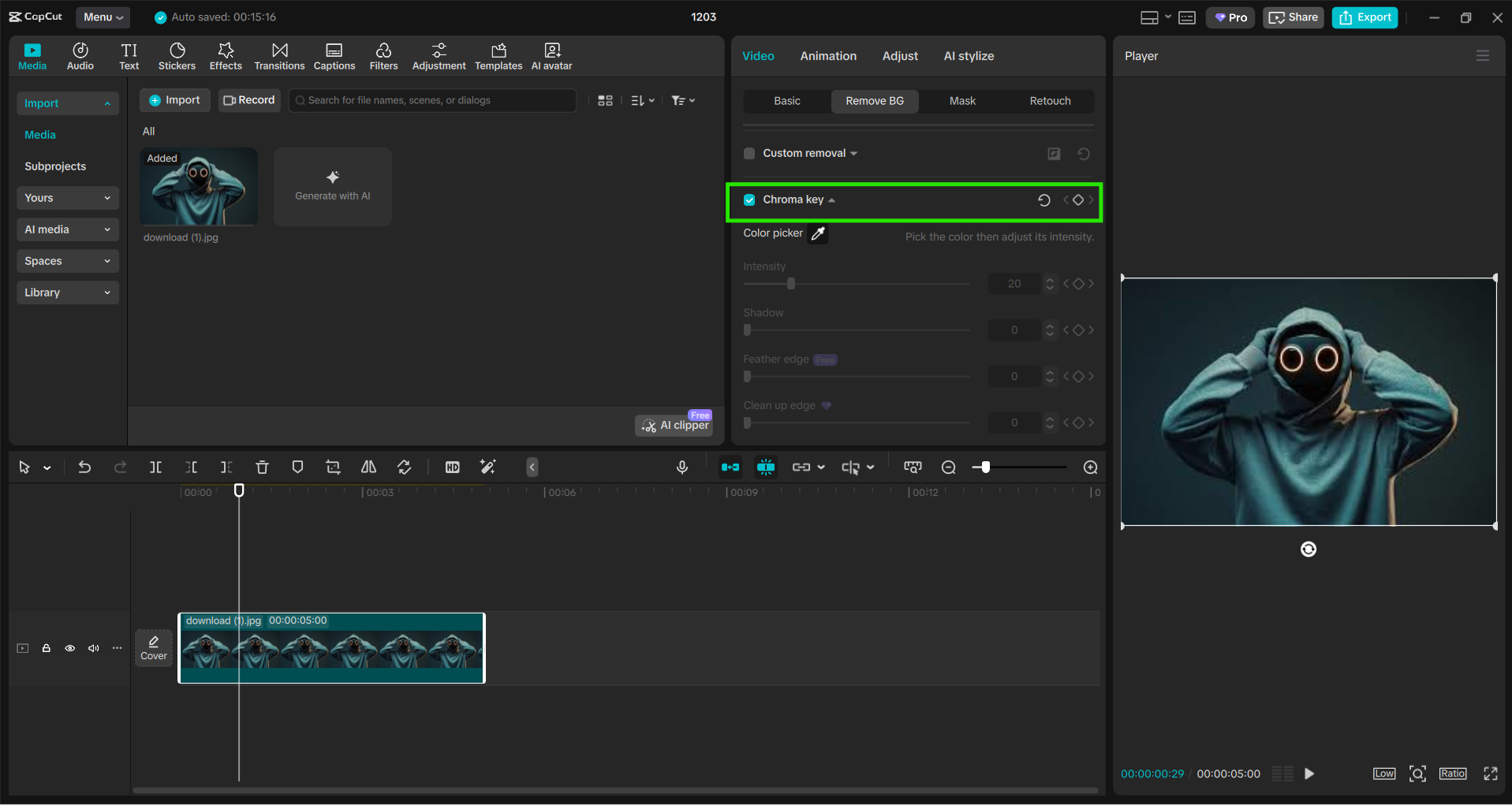 Chroma key