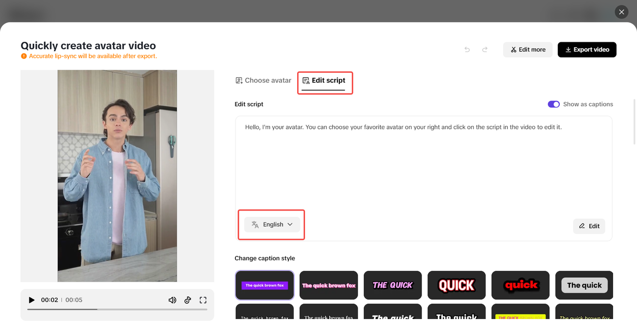 Instant trip, split and arrange
