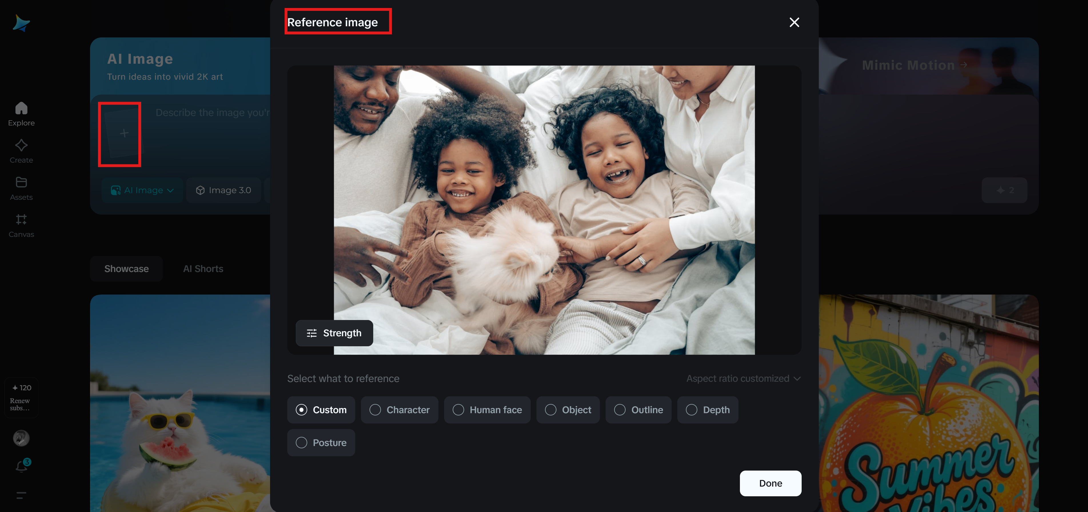 Dreamina remix AI görseli