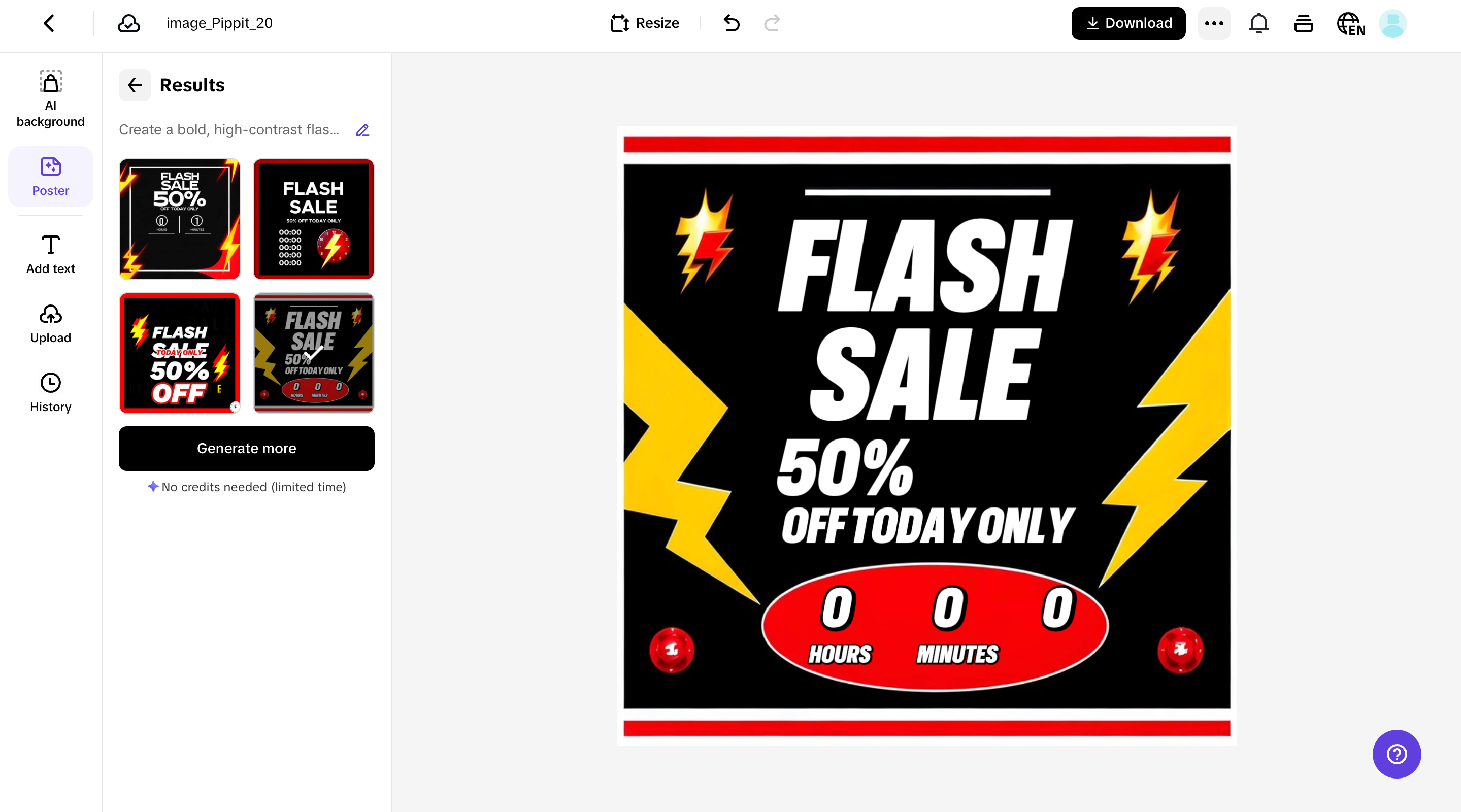 Customize your poster