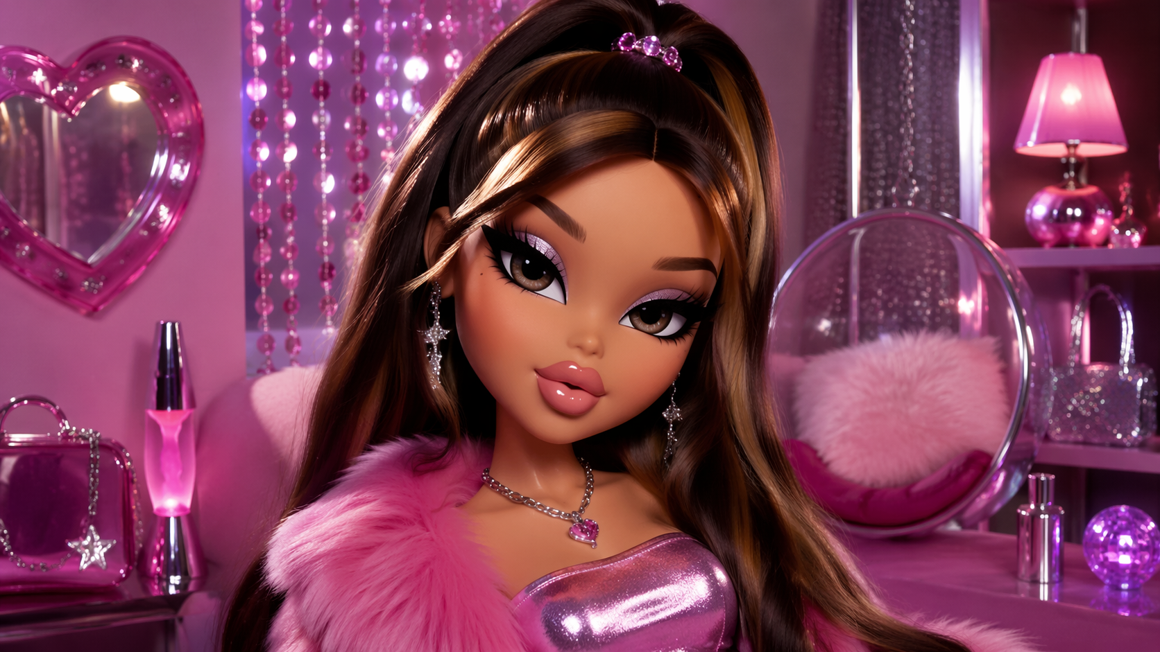 Dreamina Bratz Filter Prompt Beispiel 1: Y2K Fashion Doll Avatar