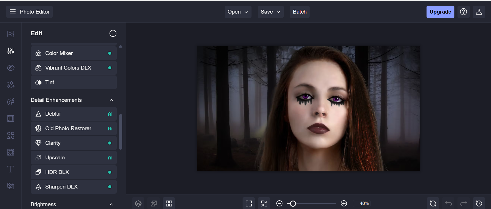 BeFunky - Best platform to make scary Halloween cover photos for Facebook