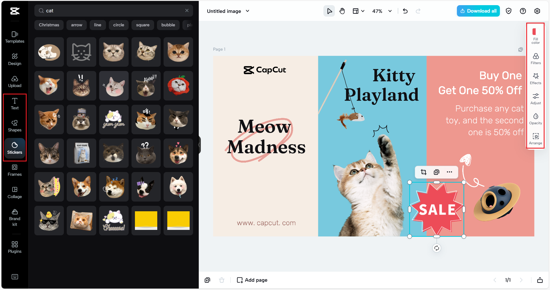 Creating a utilitarian graphic design