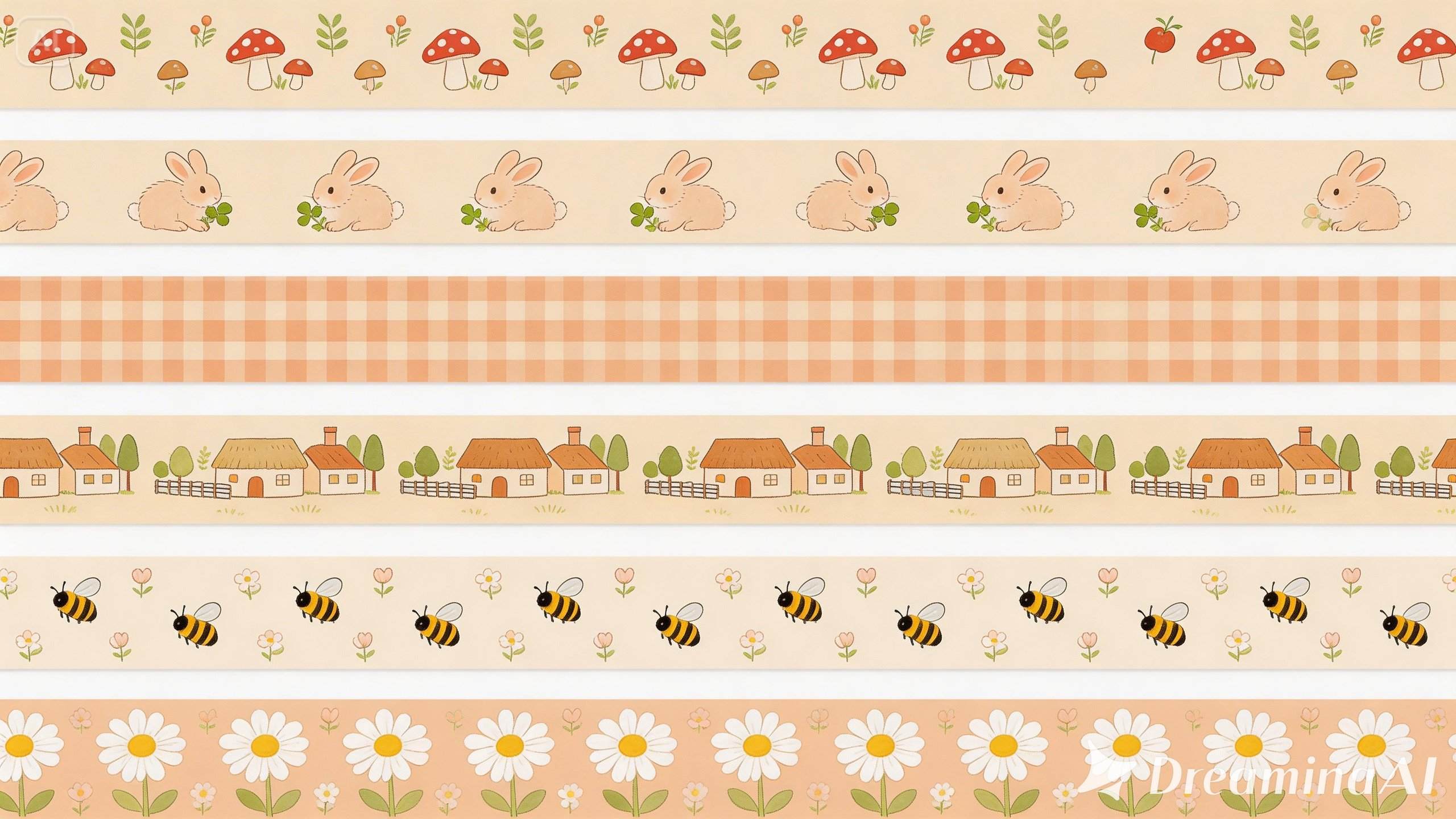 Cottagecore tape set