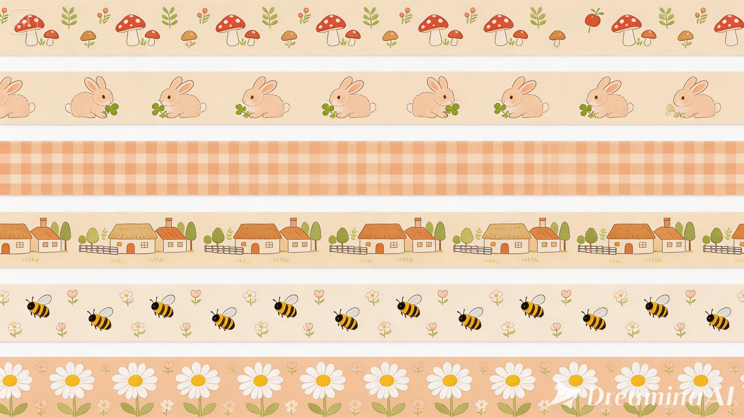 Cottagecore tape set