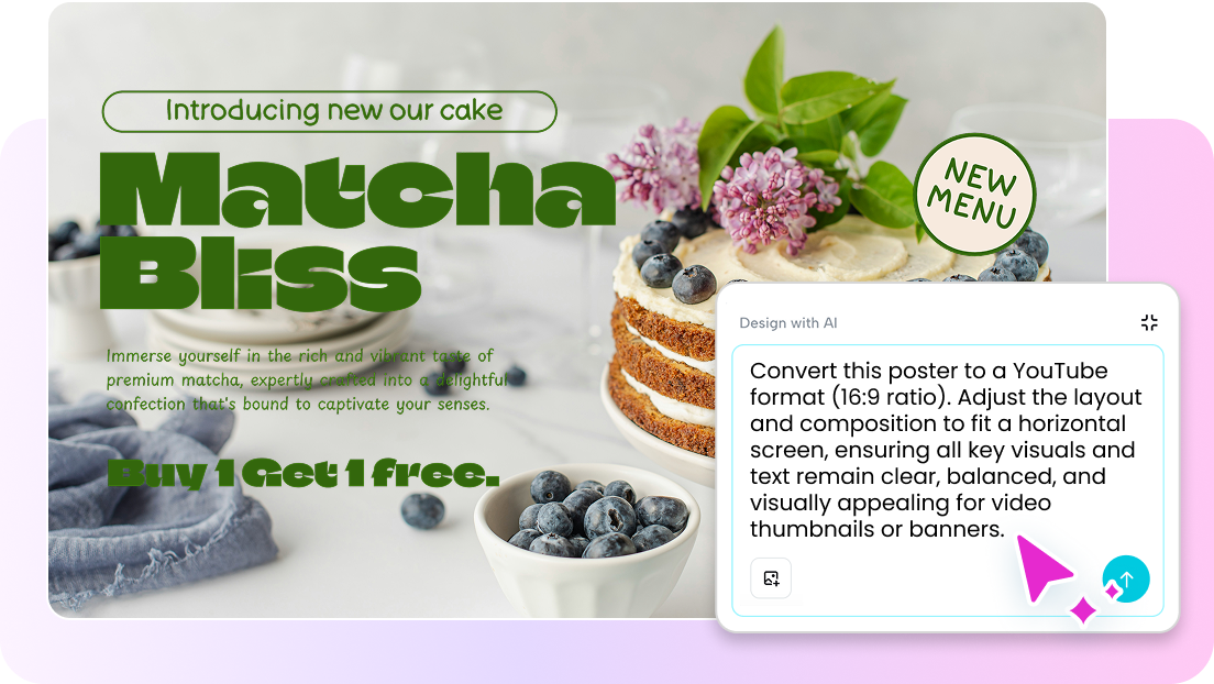 Multi-size adaptation with CapCut AI photography generator