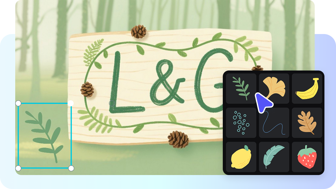 Font library for monogram making