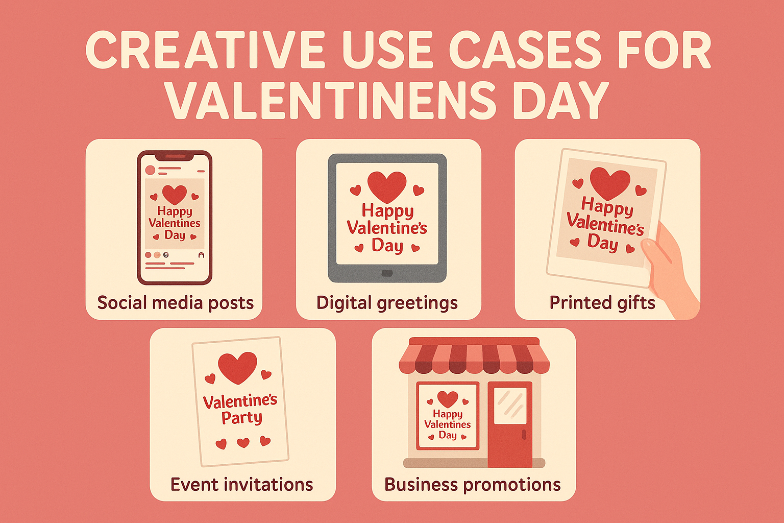 Use cases of Valentine's Day photos