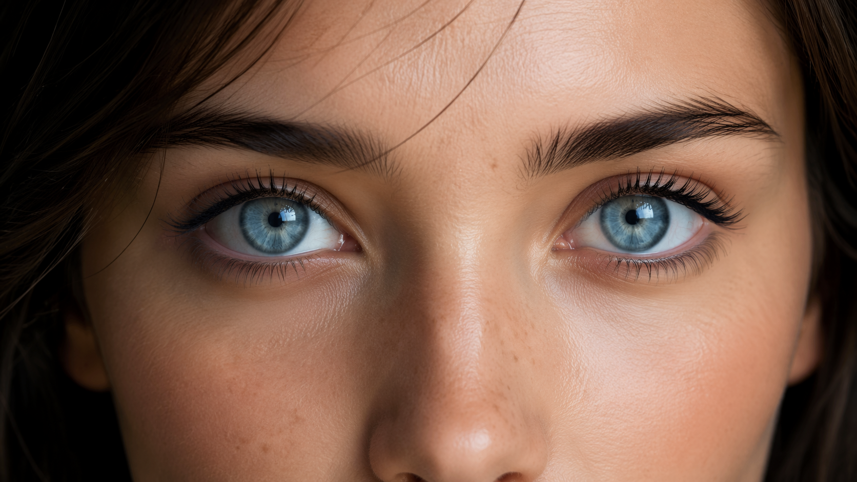 Dreamina eye color test: Ocean blue iris preview